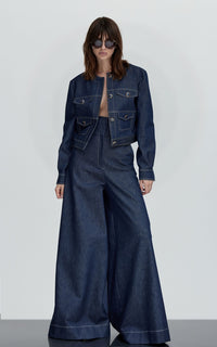 FIDJI | Veste courte en denim