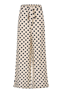 BROWN | Pantalon fluide en rayonne