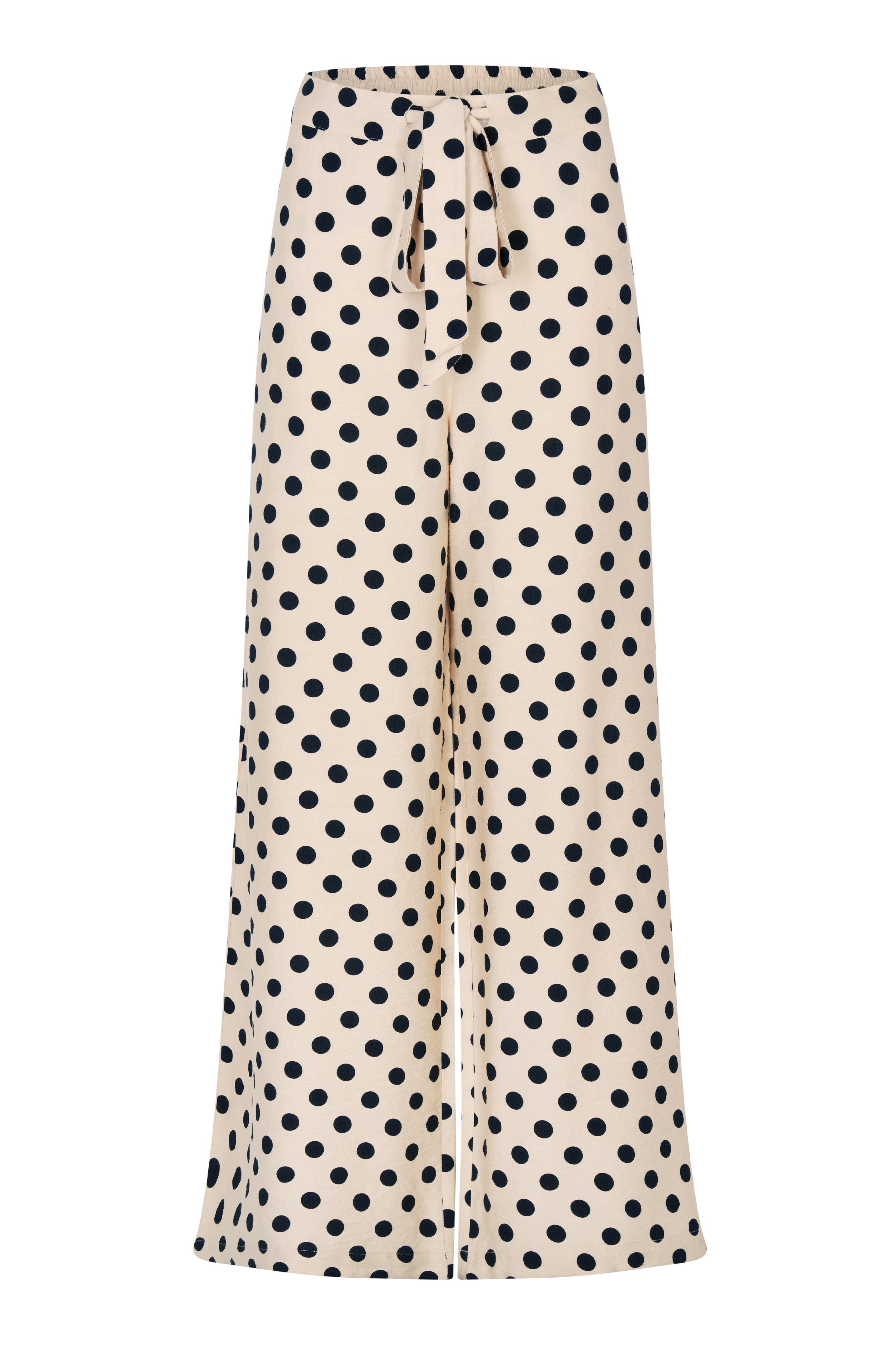 BROWN | Pantalon fluide en rayonne