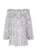 GRACE | Minimal Dots print top