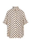 LAURA | Women’s short-sleeve printed shirt, maxi dots