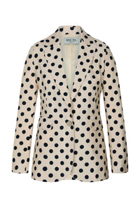 BRANDON | Women’s couture jacket, maxi dots print