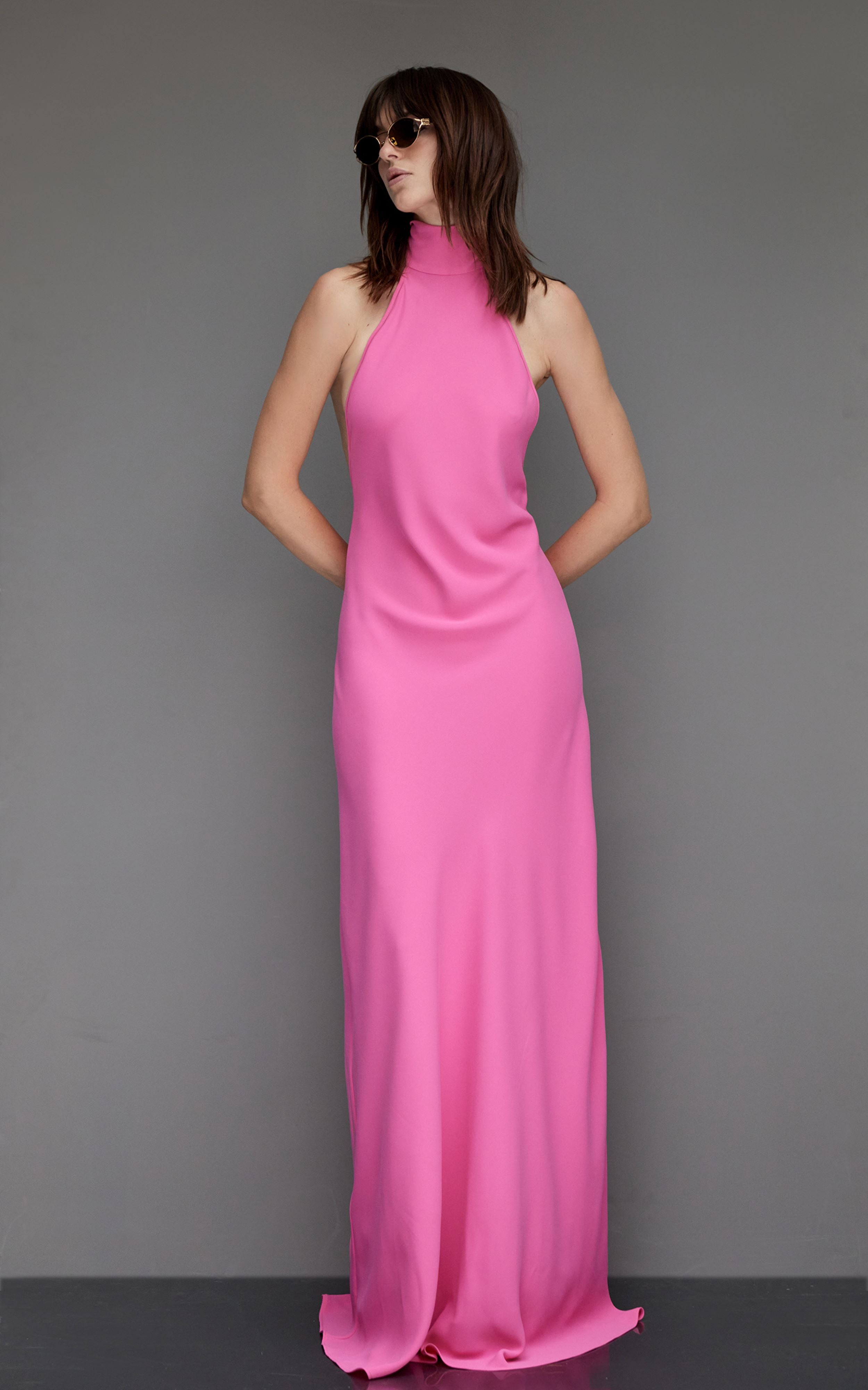 JAMIE | Robe dos nu en crêpe